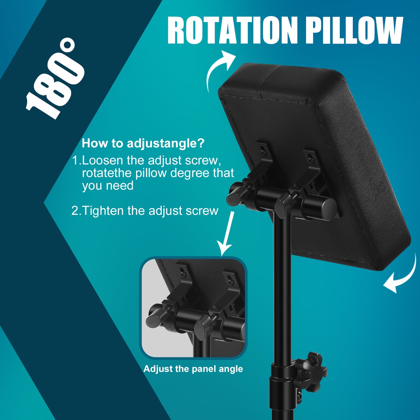 Poarmeey Tattoo Arm Rest Stand with Soft Pillow-017