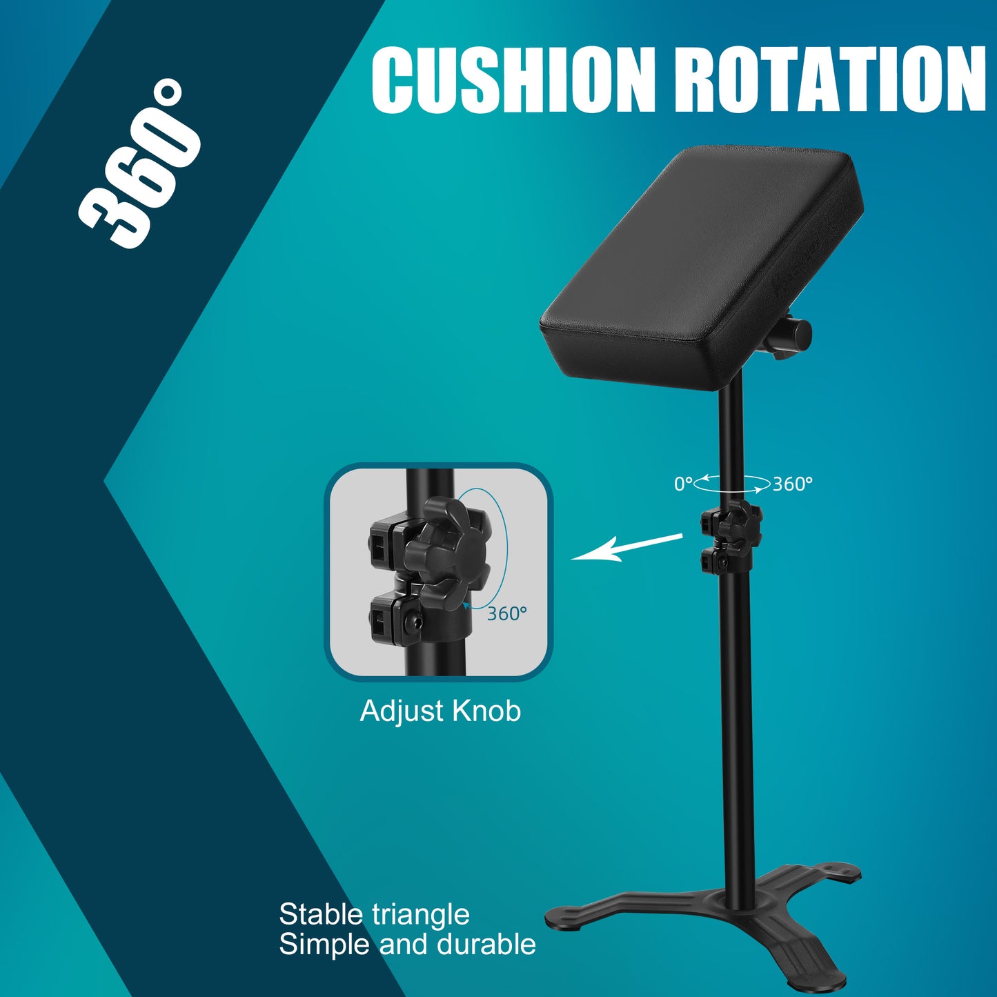 Poarmeey Tattoo Arm Rest Stand with Soft Pillow-017