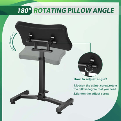 POARMEEY XXL Tattoo Armrest Stand Adjustable Height by Hydraulic System,Tattoo Arm Rest with Strong and Durable Base for Artist Tattoo Stuio