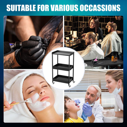 Poarmeey 3-Tier Rolling Tattoo Worksation