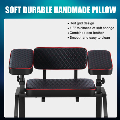 Poarmeey Tattoo Arm Rest Combo Tattoo Chair for Artist Two Large Tattoo Arm Rest Stand with Adjustable High Angle XXL Tattoo Chair with Backrest for Tattoo Studio