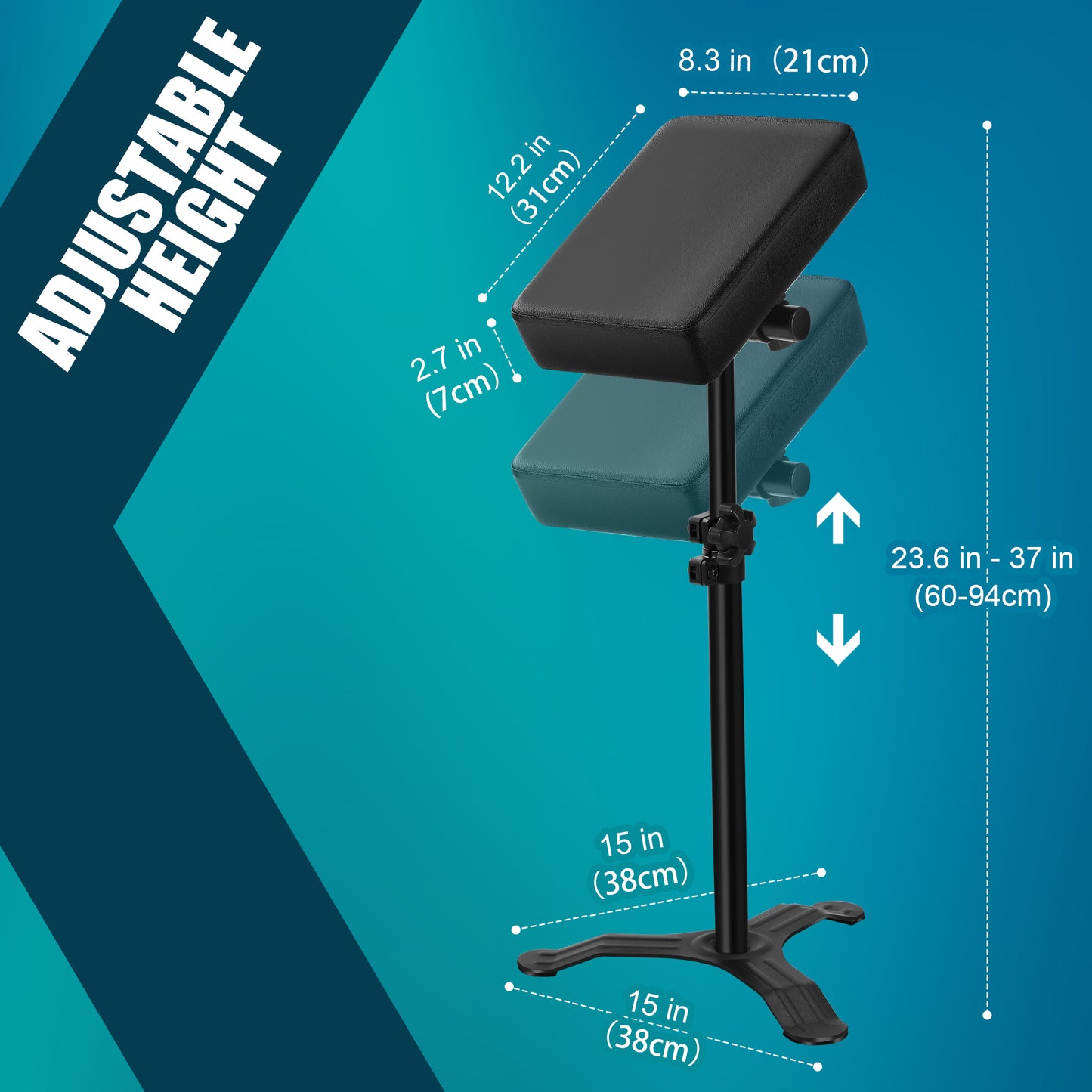 Poarmeey Tattoo Arm Rest Stand with Soft Pillow-017
