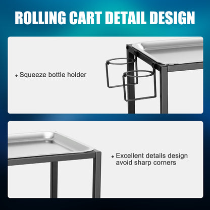 Poarmeey 2-Tier Rolling Tattoo Worksation