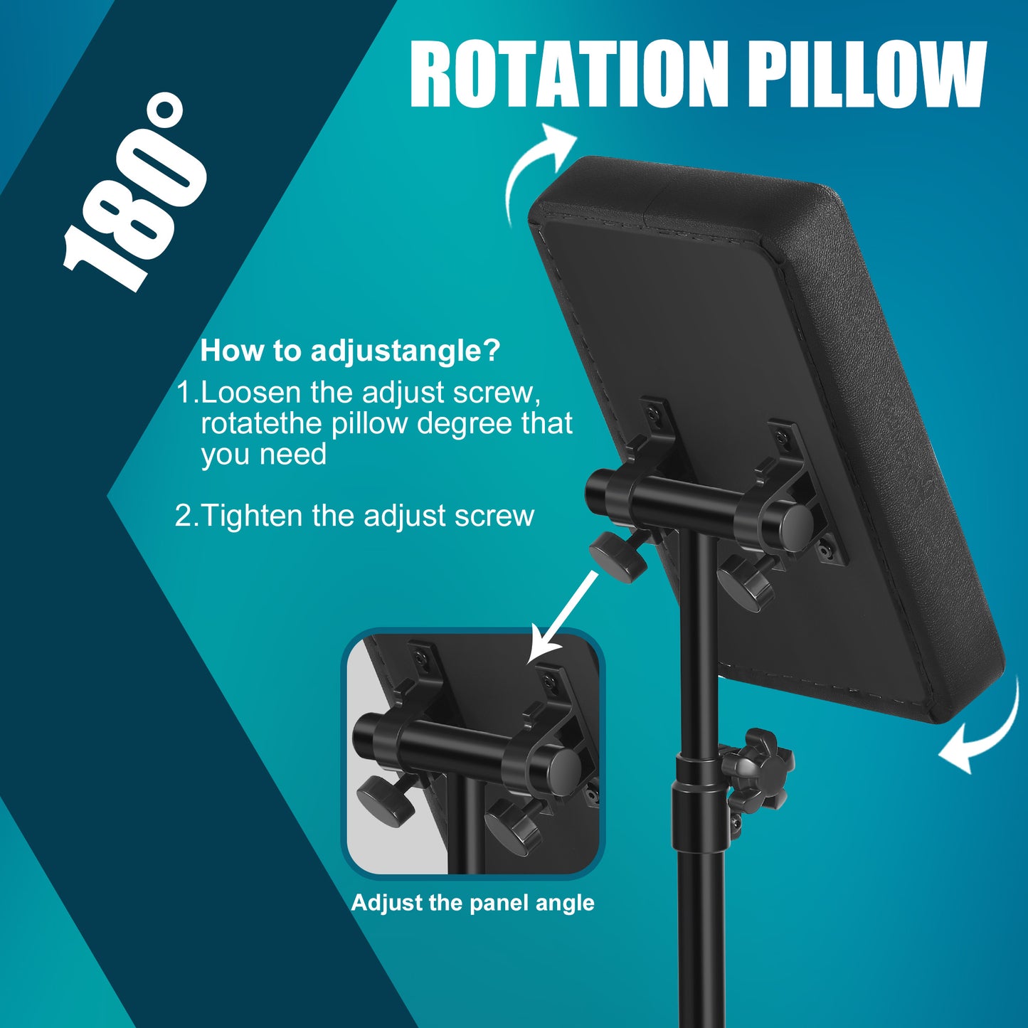 Poarmeey Tattoo Arm Rest Stand with Soft Pillow
