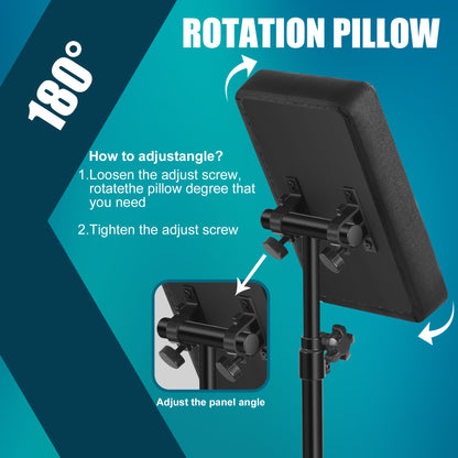 Poarmeey Tattoo Arm Rest Stand with Soft Pillow