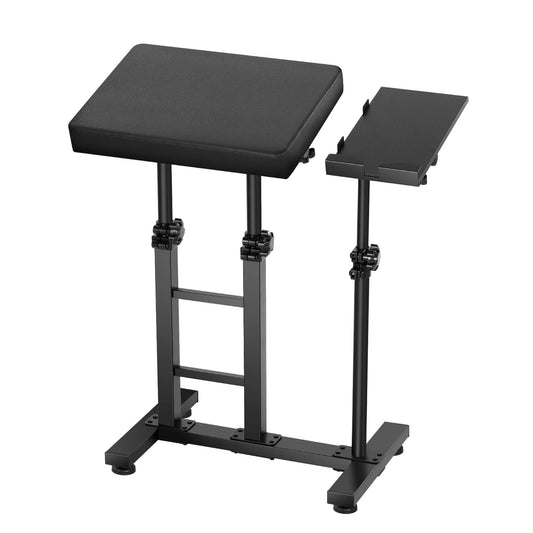 Poarmeey XXL Tattoo Arm Rest Stand with Adjustable Tattoo Tray for iPad Professional Oversized Armrest and Holder Stand Combination