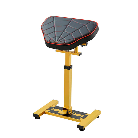 Luxury Tattoo Arm Stand with Spider Web Design - 180° Rotating Panel, Equipped with Hydraulic Lifting System Adjustable Height, Gold Frame & Stable Base for Professional Tattoo Artists