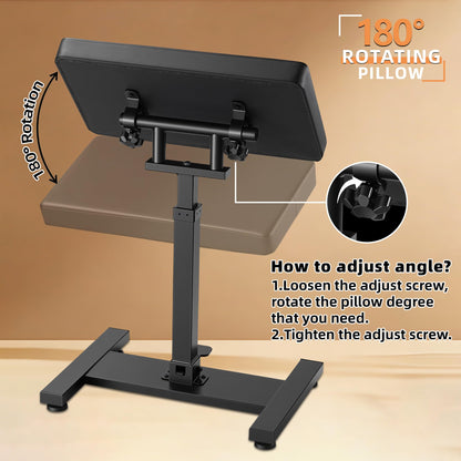 Upgraded Tattoo Arm rest XXL, Hydraulic System Adjustable Height, Heavy Duty Tattoo Arm Leg Stand, Soft Sponge Pad 180° Tilt for Tattoo Studio