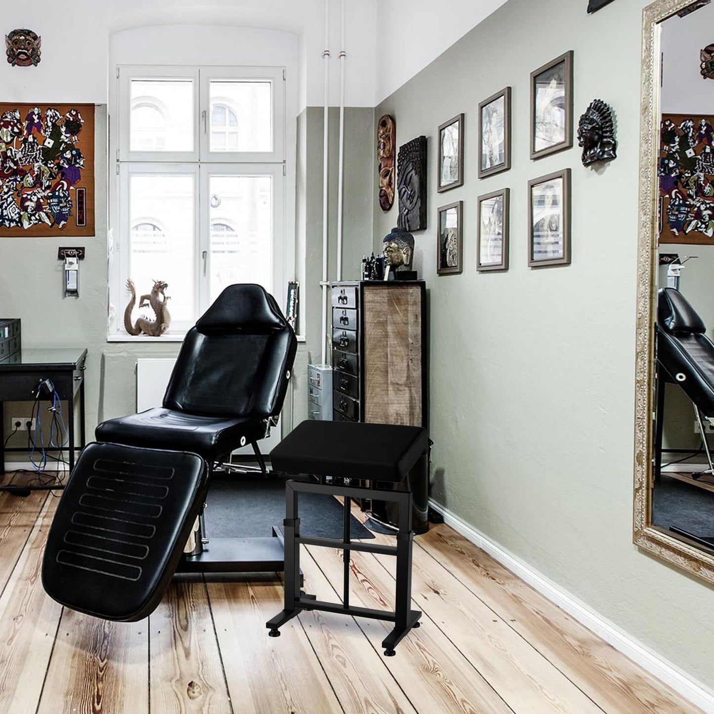 POARMEEY Large Tattoo Armrest Stand, Adjustable Height by Hydraulic Technology Tattoo Arm Rest