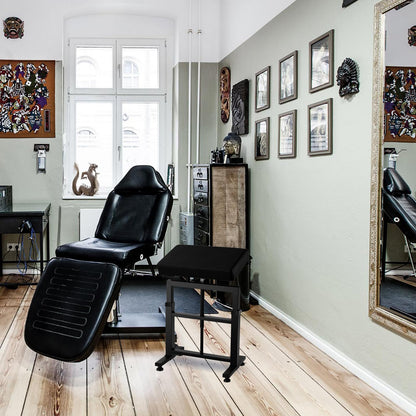 POARMEEY Large Tattoo Armrest Stand, Adjustable Height by Hydraulic Technology Tattoo Arm Rest